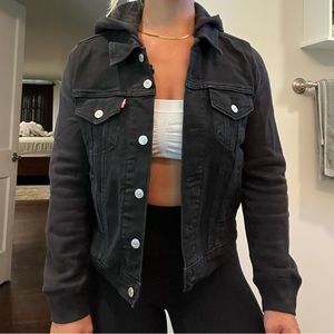 Levi’s hooded jean jacket